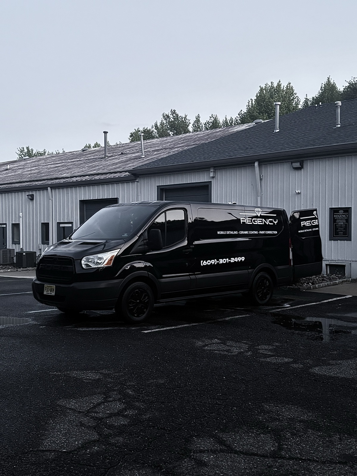 Regency Auto Protection mobile detailing technician at work